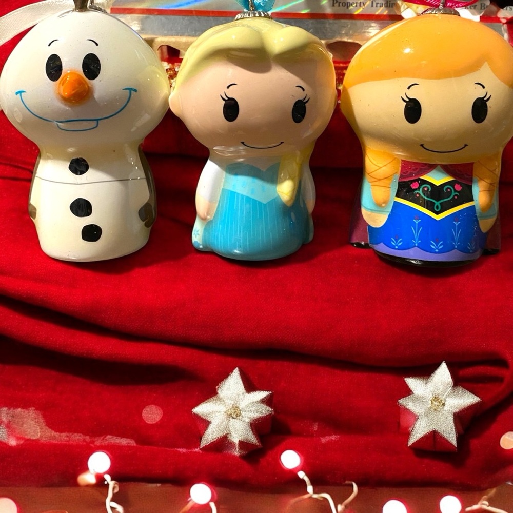 NEW Hallmark Christmas Ornament Itty Bittys Frozen Set of 3 Anna Elsa  Olaf
